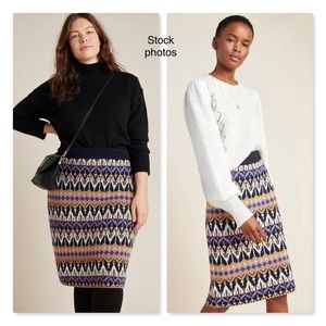 NWT Anthropologie Saoirse Sweater Midi Skirt Small